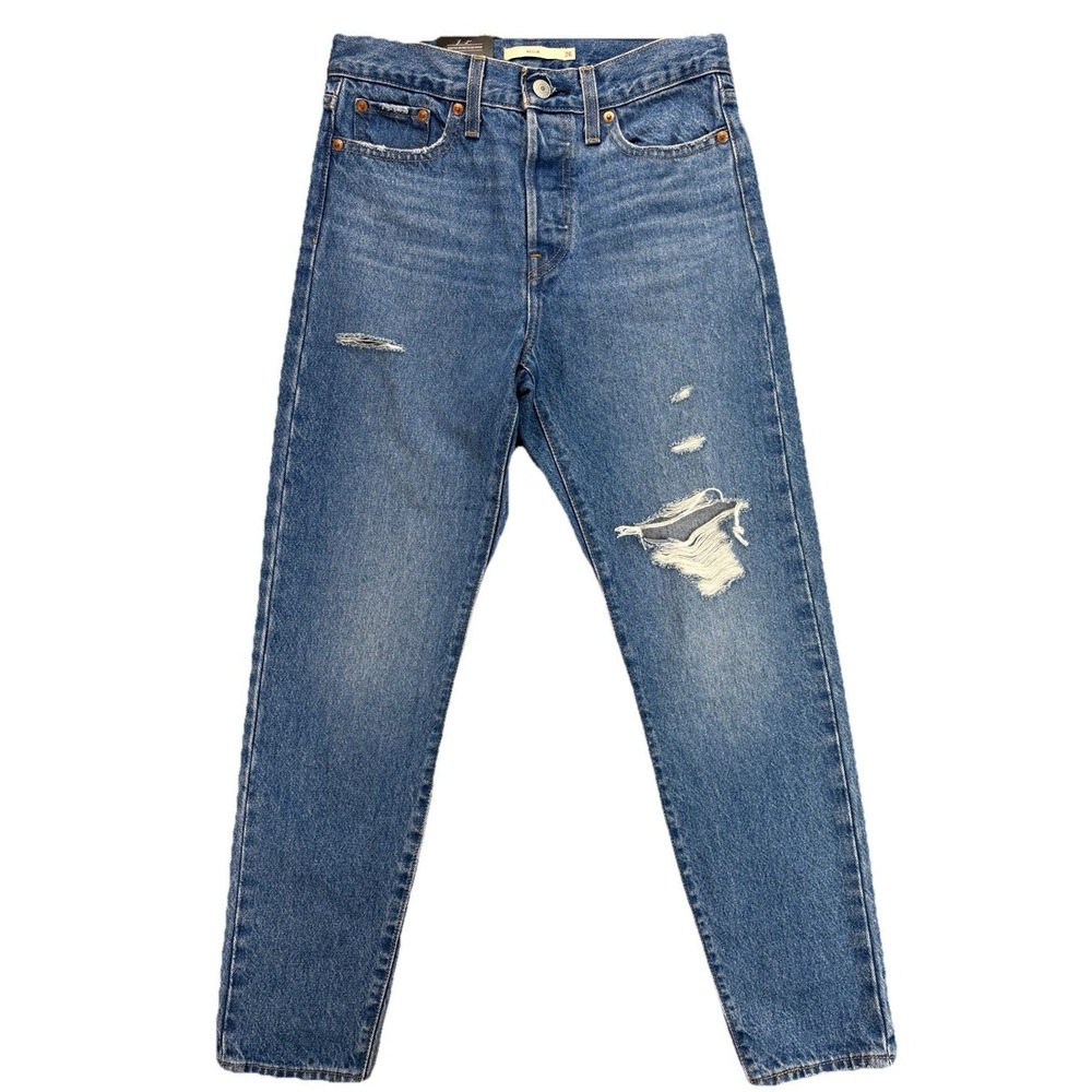 NWT Levi's Wedgie Straight 26x27 High Rise Button Fly 90s Vintage Model Off Duty
